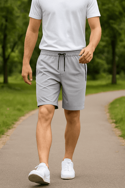 🩳 Men's Premium Quick-Dry Zipper Shorts – Pack of 4