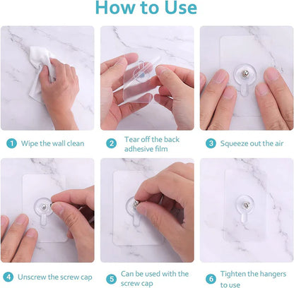 Premium Wall Hooks ( Pack Of 10 )